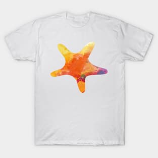 Multi-color star. T-Shirt